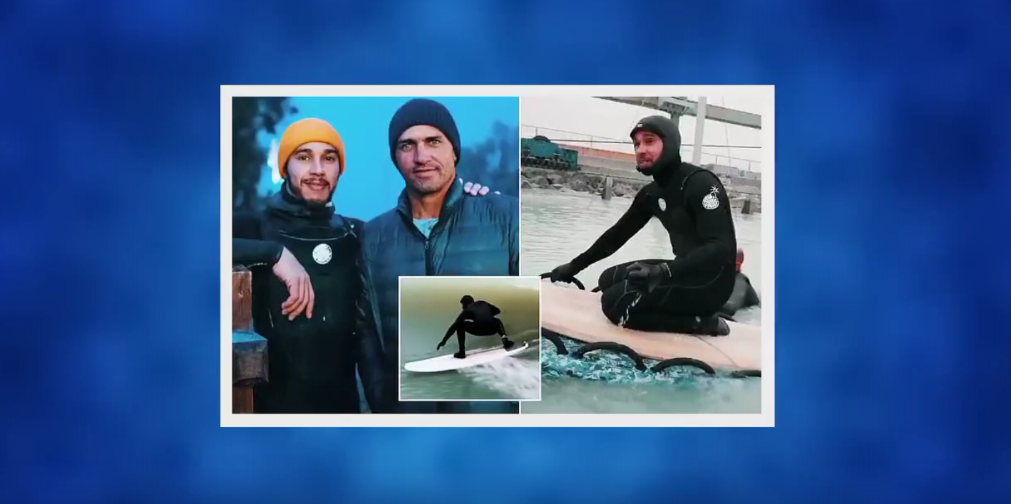 F1チャンピオンのルイス ハミルトンがサーフランチにトライ The Surf News サーフニュース
