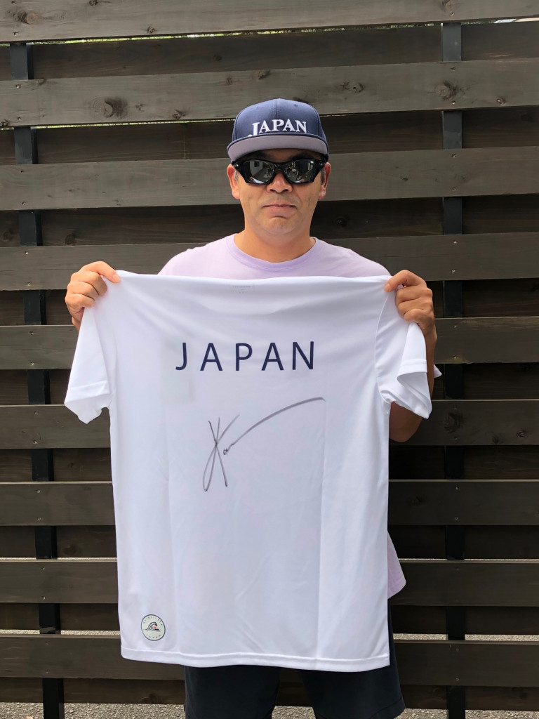 【レア】波乗りジャパン  サーフTシャツ L  オリンピック　サーフィン　カノア