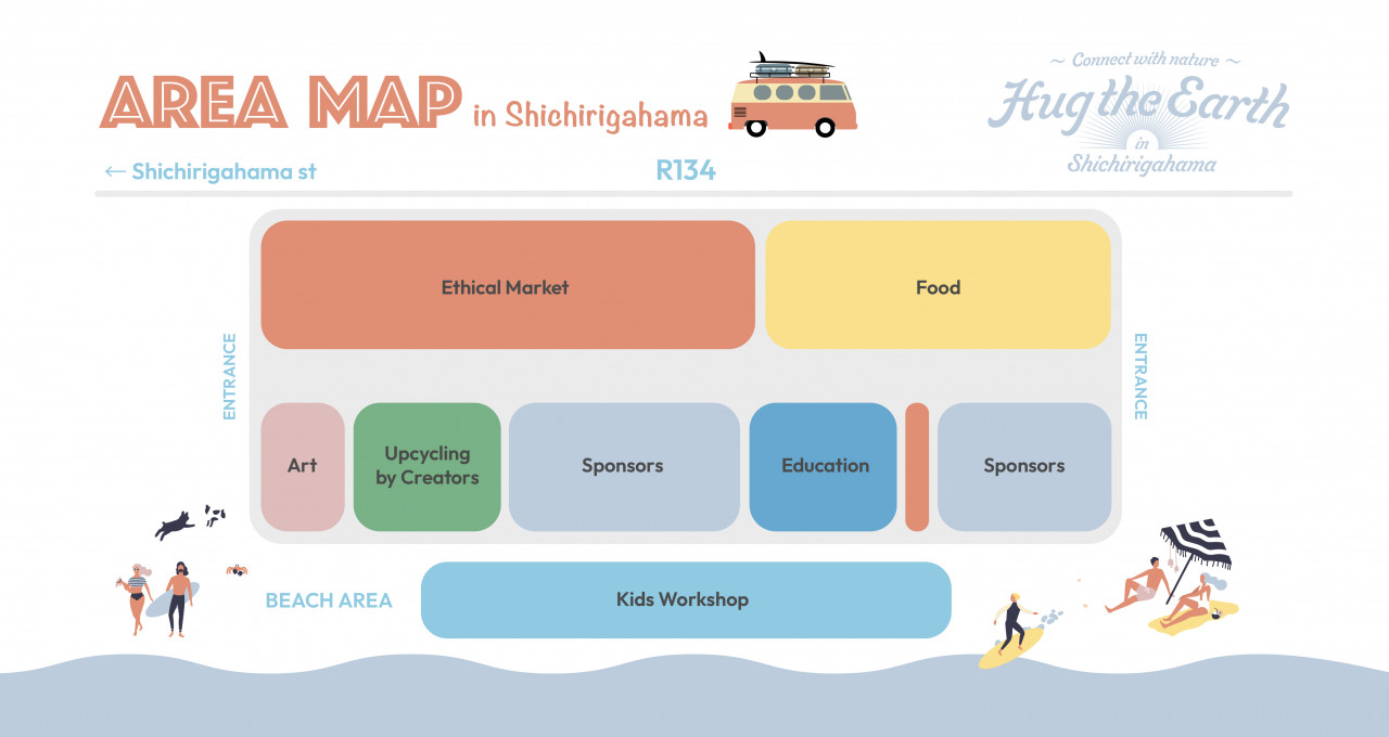 Hug the earth in SHICHIRIGAHAMA vol.2 MAP