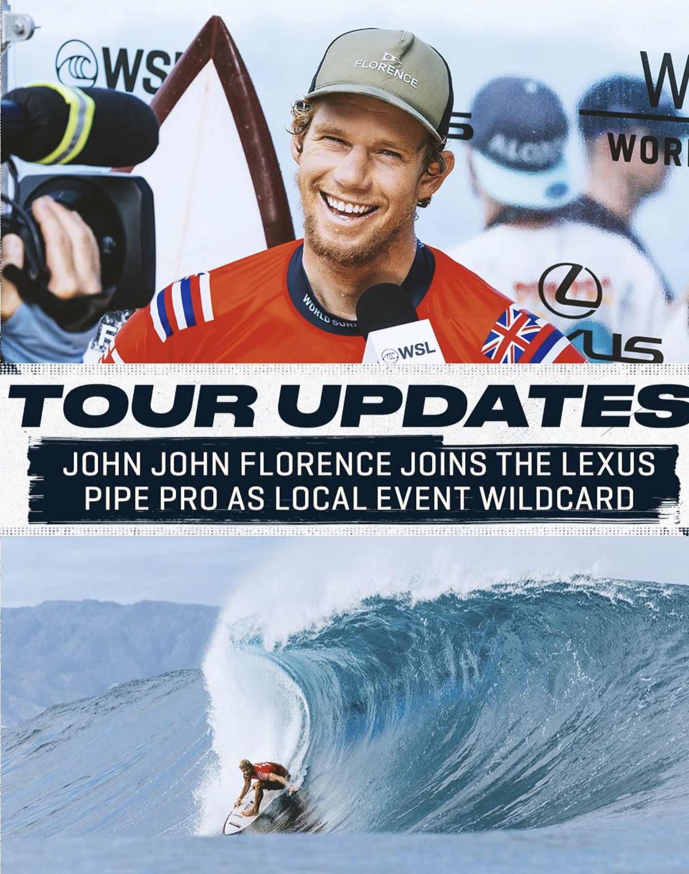 WSL MEN'S ATHLETE JERSEY ジョンジョン・フローレンス John John Florence (HAW) Jersey – World Surf League