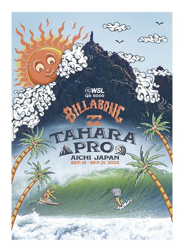 2025 Billabong Tahara Pro ビーチクリーン・サーフィン体験