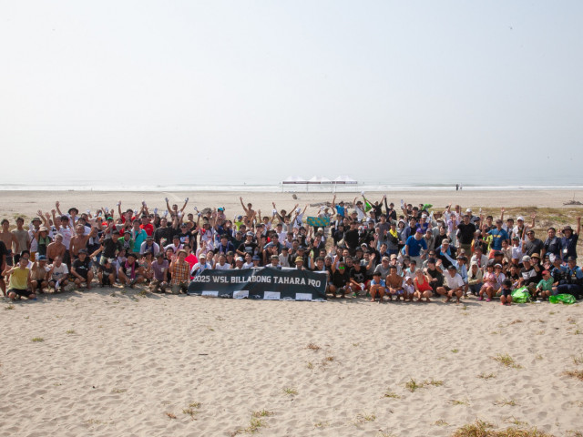 2025 Billabong Tahara Pro ビーチクリーン・サーフィン体験